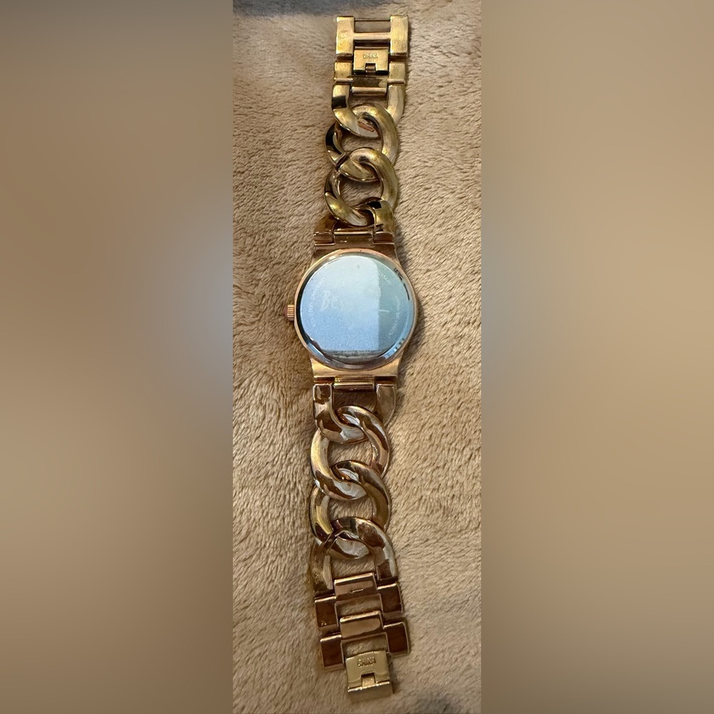 Betsey Johnson Multicolor Glitter Gold Watch - Picture 5 of 7